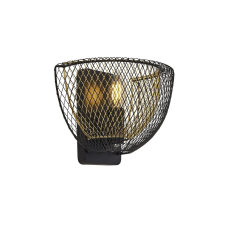 SEARCHLIGHT Honeycomb fekete-arany fali lámpa (SL-6842BGO) E14 1 izzós IP20 világítás
