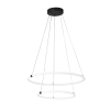 SEARCHLIGHT Revolve fekete-fehér LED függesztett lámpa (SL-40176-2BK) LED 1 izzós IP20