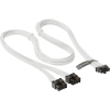 Seasonic SS2X8P-12VHPWR-600 12VHPWR kábel 0.75m - Fehér (SS2X8P-12VHPWR-600 WHITE)