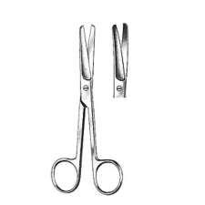  Sebészeti olló tompa/tompa hajlított végű 20 cm gyógyászati segédeszköz