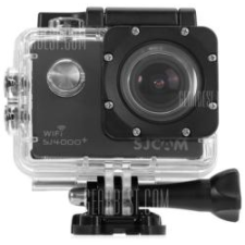 Sec-CAM SJCAM SJ4000+ Plus WIFI, akciókamera, sportkamera, EREDETI gyári, 2K (1440p, 3.7MP): 30fps / FULL HD (1080p, 2MP): 60fps, 12MP kép, vízálló tok, 170°, színes LCD, OSD, akku, alap felsz készlettel sportkamera