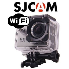 Sec-CAM SJCAM SJ5000 WIFI, akciókamera, sportkamera, EREDETI gyári modell, FULL HD (1080p, 2MP): 30fps videó, 14MP kép, vízálló tok, 170°, színes LCD, OSD, akkuval, alap felszer. készlettel - GYÁRI EREDETI sportkamera