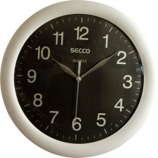 Secco Falióra, 30 cm, secco &quot;sweep second&quot;, ezüst/fekete s ts6046-51 falióra