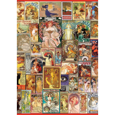 Secessziós Plakát Puzzle 1500 Darabos puzzle, kirakós