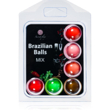 Secret Play Brazilian Mix 6 Balls set masszázsolaj 24 g masszázsolaj és gél