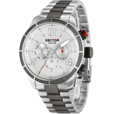 Sector R3253575006 series 850 dual time Mens Watch 45mm 10ATM, karóra