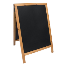 SECURIT DUPLO UTCAI KRÉTATÁBLA, LAKKOZOTT TÖLGY, 55×85 CM kréta