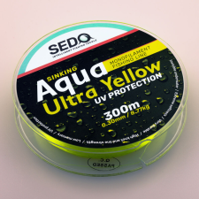  SEDO Aqua Ultra Yellow  300 Méter Monofil  Horgász zsinór  0.28mm 7.62kg horgászzsinór