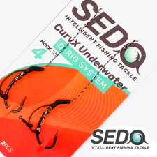 SEDO CurvX Underwater D Rig System Előkötött Bojlis Előke horog