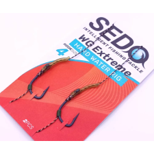 SEDO WG Extreme Hard Water Carp rig Előkötött Bojlis Előke 4 horog