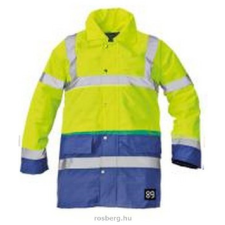  SEFTON kabát HV sárga/royal XL láthatósági ruházat