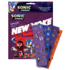 Sega Sonic a sündisznó matricás album 50 db matricával Nr1 matrica