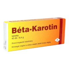  SELENIUM BÉTA-KAROTIN TABLETTA 40 DB vitamin és táplálékkiegészítő