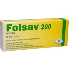 Selenium Pharma Folsav 200 tabletta 60db vitamin és táplálékkiegészítő