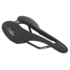 Selle Italia SLR BOOST SUPERFLOW országúti/MTB nyereg fekete, titán sínnel (248x145mm) (tasakos csomagolás) SELLE ITALIA Bicikli alkatrészek Kerékpár alkatrészek Kerékpár nyergek