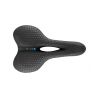 Selle San Marco Trekking Small Open-Fit Gel férfi komfort nyereg, 277x164 mm, zselés, anatómikus, 425g, feket​e