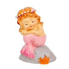  Sellő lány poly M5cm dekorációs kellék