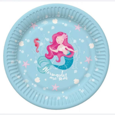  Sellőlányos - delfines party tányér - 18 cm - 8 darabos party kellék