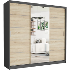  SELVIO I. Gardróbszekrény 233x218x60 - antracit, sonoma bútor