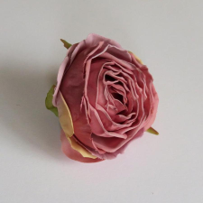  Selyem fejvirág, mályva. Mérete: kb. 7 cm dekorációs kellék