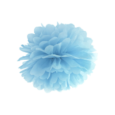  Selyempapír Pompom, világos ködkék, 25cm party kellék