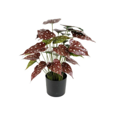  Selyemvirág Alokázia pöttyös, cserepes 40 cm dekorációs kellék