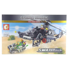SEMBO BLOCK ÉPÍTŐ KÉSZLET S.W.A.T. 502 DB-OS kreatív és készségfejlesztő