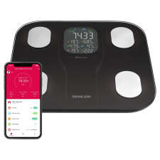 Sencor SBS 9002BK Okos személyi fitnesz mérleg mérleg