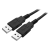 Sencor SCO 509-015 USB 2.0-A apa - USB 2.0-A apa Összekötő kábel 1.5m - Fekete (SCO 509-015)
