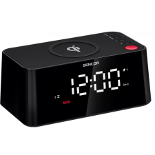 Sencor SDC 7600Qi Digitális ébresztőóra vezeték nélküli gyorstöltővel ébresztőóra