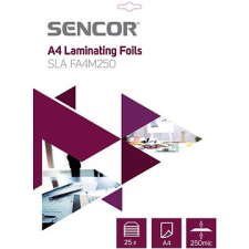 Sencor SLA FA4M250 A4 250mic - 25db lamináló fólia