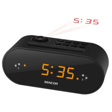 Sencor SRC 3100 B fekete kivetítős rádiós ébresztőóra ébresztőóra