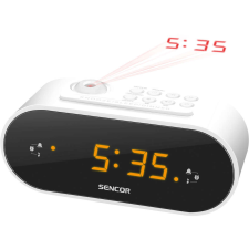 Sencor SRC 3100 W órás rádió projektoros ébresztőóra