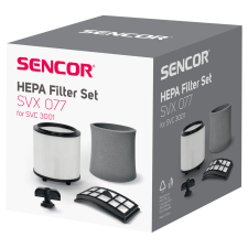 Sencor SVX 077HF HEPA szűrő készlet Fehér/Fekete tisztító- és takarítószer, higiénia