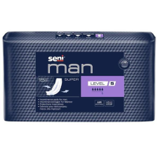 SENI MAN SUPER LEVEL 5 férfi inkontinencia betét 15 db gyógyászati segédeszköz
