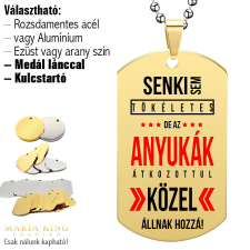  Senki sem tökéletes (2) – kulcstartó több formában és színben kulcstartó