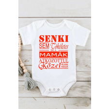 Senki sem tökéletes de a Mamák-nyomtatot rövid ujjú baba body kombidressz, body