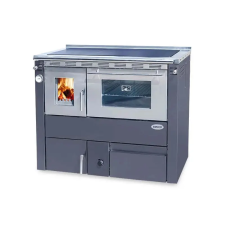 Senko C-25 (25 kW) tűzhely központi fűtéshez sütővel, antracit (Sparhelt) PC-7 tűzhely