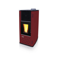Senko P-10 Air, pellet tüzelésű kandalló 10 kW (PC2 bordó) kályha, kandalló