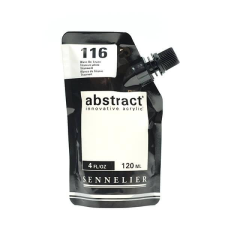 Sennelier Abstract akrilfesték, 120 ml - 116, titanium white akrilfesték