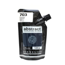 Sennelier Abstract akrilfesték, 120 ml - 703, payne's grey akrilfesték