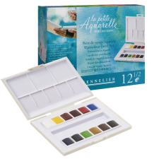Sennelier Akvarell festék készlet, 12 half- pans/ La Petite Aquarelle set (1 csomag) akrilfesték