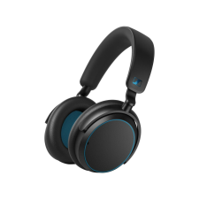Sennheiser ACCENTUM BLUES vezeték nélküli aktív zajszűrős Bluetooth fejhallgató, Limitált kiadás, Fekete-Kék fülhallgató, fejhallgató tok