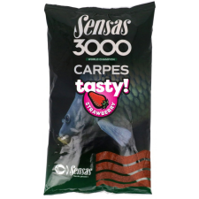  Sensas 3000 Carp Tasty Strawberry 1kg etetőanyag bojli, aroma