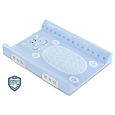 Sensillo pelenkázó lap merev 2 oldalú Safety System 70cm Víziló kék pelenkázó matrac