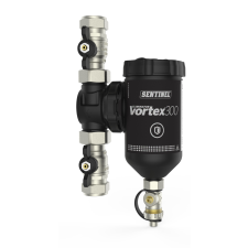 Sentinel Vortex 300 3/4˝ mágneses iszapleválasztó + X100/1 inhibitor adalék hűtés, fűtés szerelvény