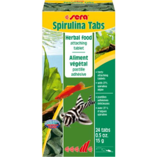 Sera 102124 Spirulina Akvárium haltáp haleledel 24 tabletta 50ml (03469) haleledel