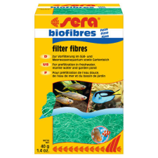  Sera Biofilter | Vékonyszálas | Akváriumi szűrőanyag 40 g akvárium vízszűrő