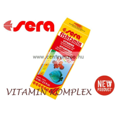 Sera Fishtamin 100 ml New Formula vitamin halaknak (002740) akvárium vegyszer
