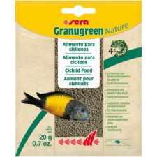 Sera | Nature | Granugreen | Granulátum táplálék | Díszhalak számára - 20 g haleledel